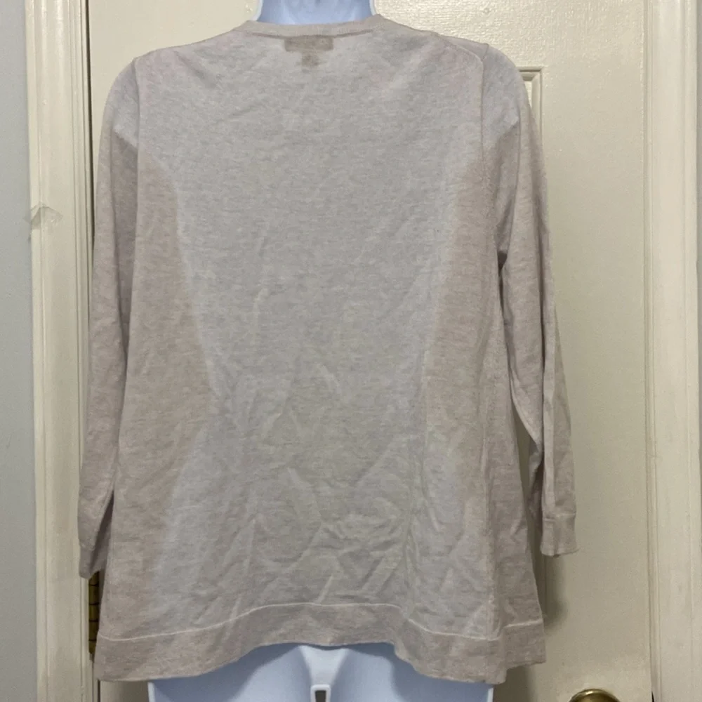 J. Crew Embroidered Merino Wool Sweater M